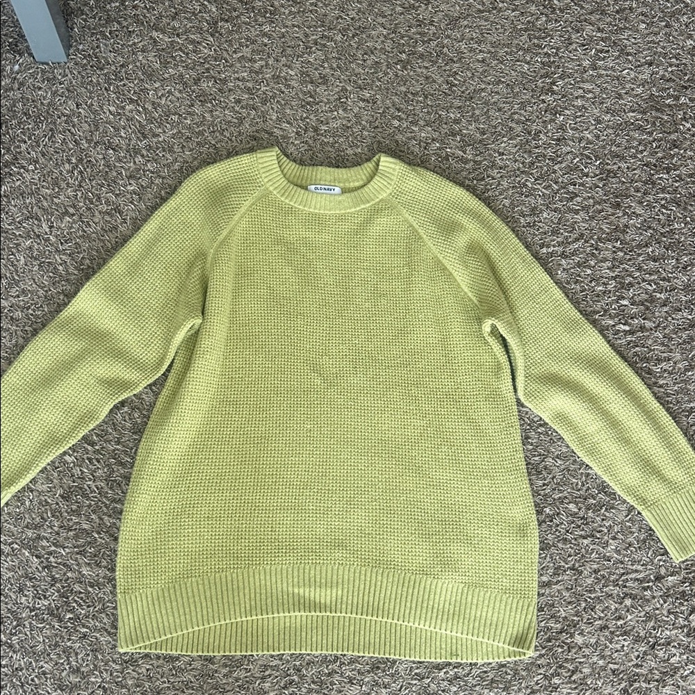 Lime Green Knit Sweater Never Worn